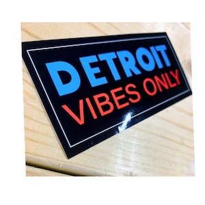 Detroit Vibe Stickers / Detroit / The D / Motor city stickers/ Record / music lover / Motown Artists