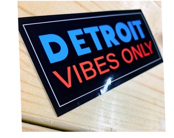 Detroit Vibe Stickers / Detroit / The D / Motor city stickers/ Record / music lover / Motown Artists