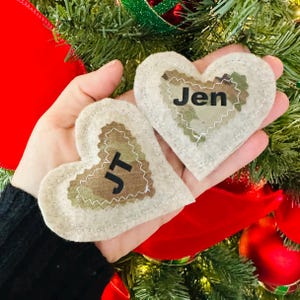 Personalized Little Military Hug, Camo Pocket Hug, Military Mom Gift, Deployment Gift, Army Navy Air Force Space Force Gift