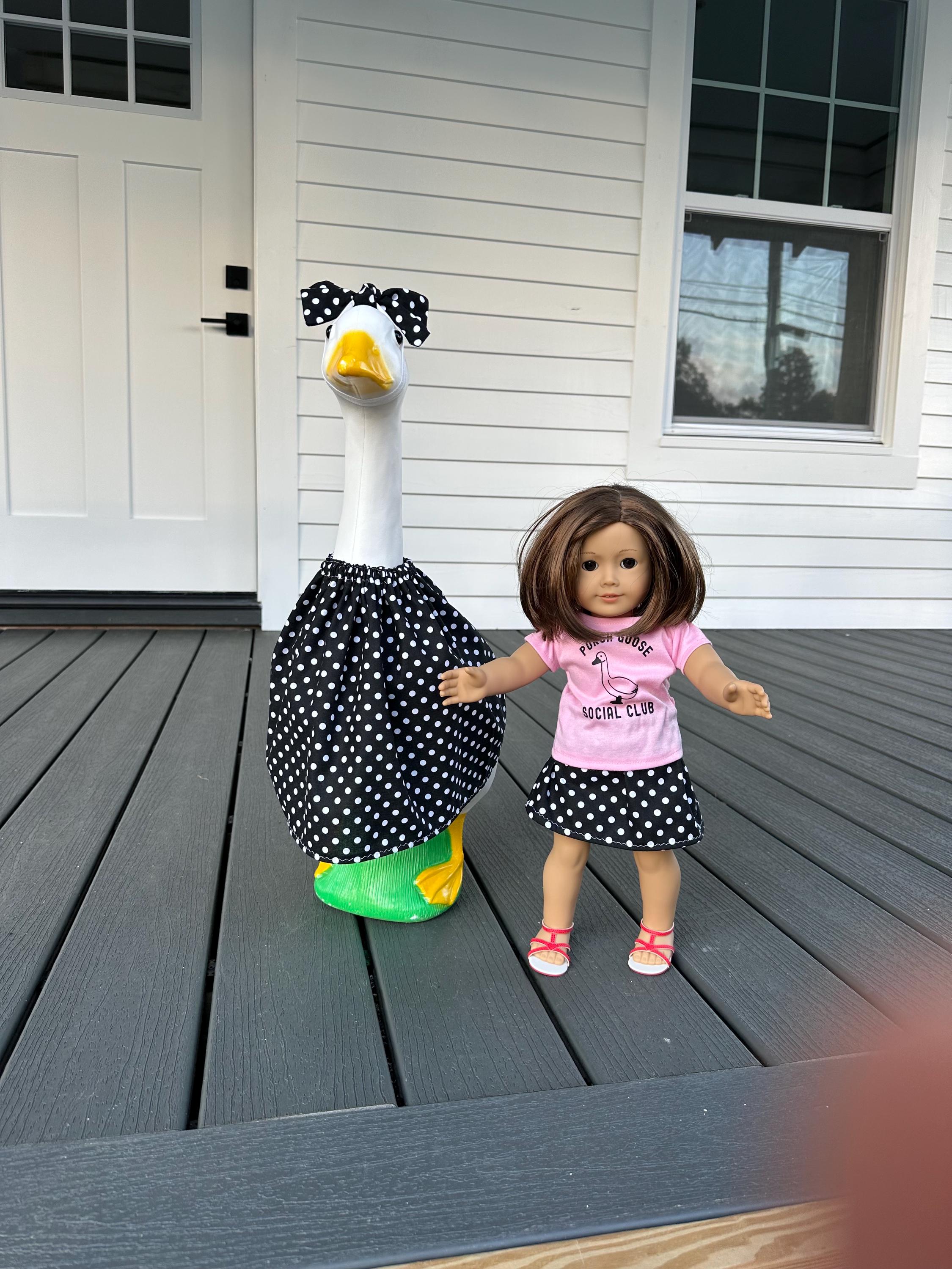 17" 23" 28" Porch Goose Club Outfit - Matching Doll and Goose Outfits ...