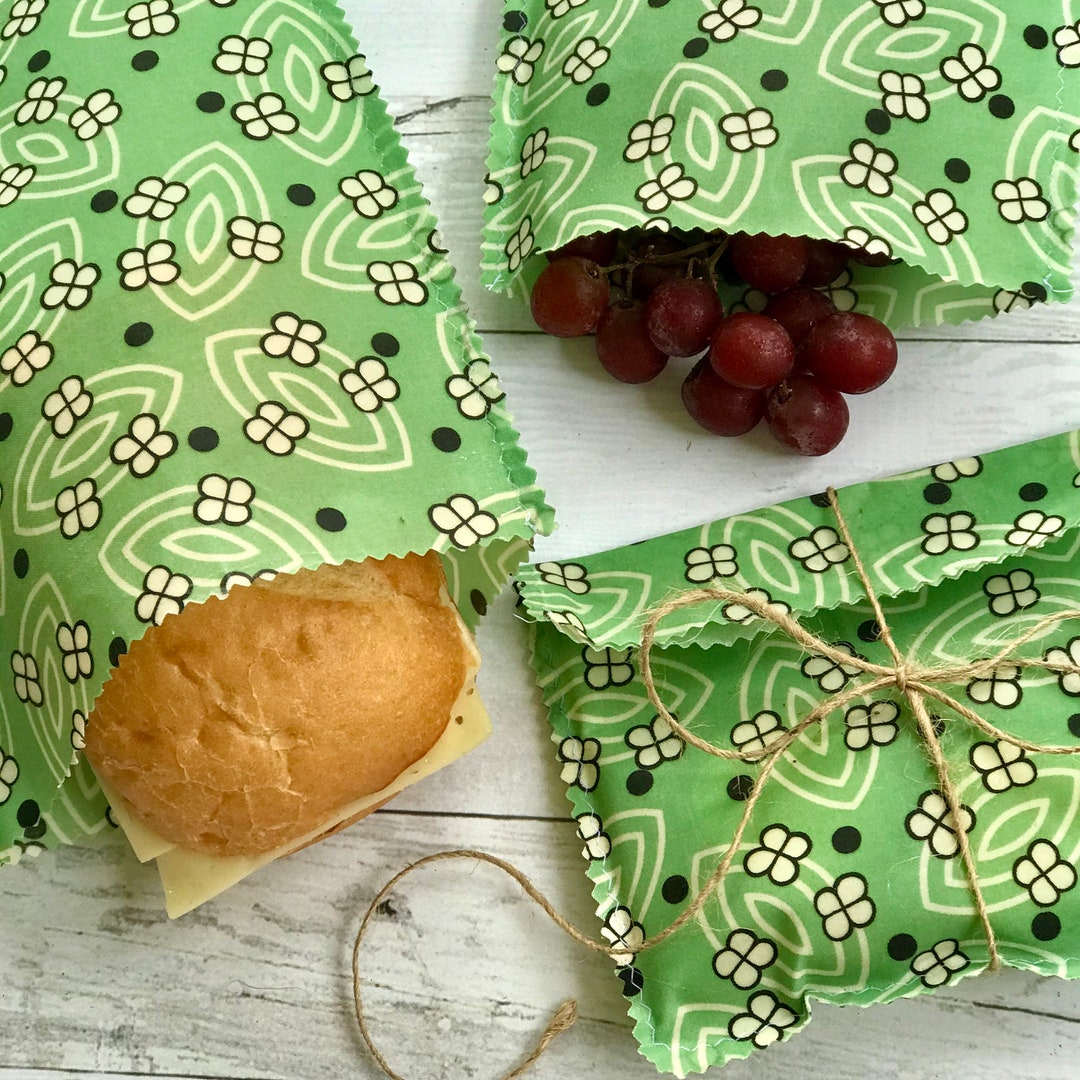Eco Friendly Sandwich Wrap Zero Waste Snack Bags Reusable Etsy