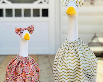 17" 23" 28" Porch Goose Outfit for New Year's
