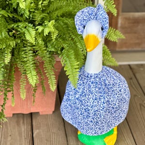 17&quot; 23&quot; 28&quot; Goose Outfit - Summer Outfit for Yard Goose - Porch Goose Clothes - Dress and Hat for Porch Goose - Lawn Goose Accessories