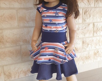 adorable summer dress girls stripes