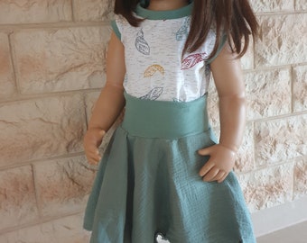 enchanting girls feather dress muslin