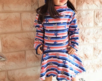 Stylish girls dress colorful