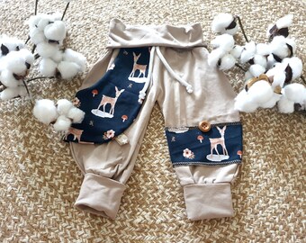 Pants Sweat Pants for Children Baby Boys Girls with Deer Children's Clothing Baby Clothes Handmade