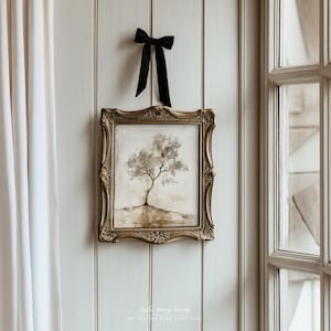 Vintage Tree Art Print | Wall Art | Printable Wall Decor | Living Room Wall Art | Digital Download | PRINTABLE Wall Art