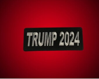 Donald Trump 2024 Iron on Patch Trump For President 2024 Republican Presidential  Race 2024 Trump 2024 Make America Great Again