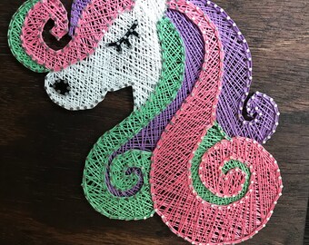 Unicorn String Art - Etsy
