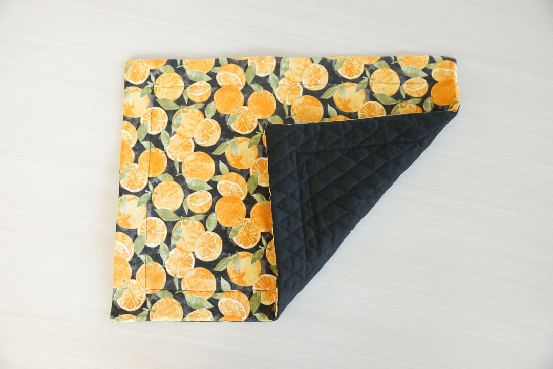 Oranges Quilted Placemat Placemat Gift Idea Oranges Etsy UK