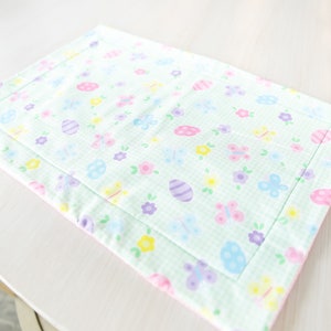 Easter Egg Quilted Placemats, Easter egg placemat, Easter placemat, placemat, dining, table setting, Easter table, Butterflies