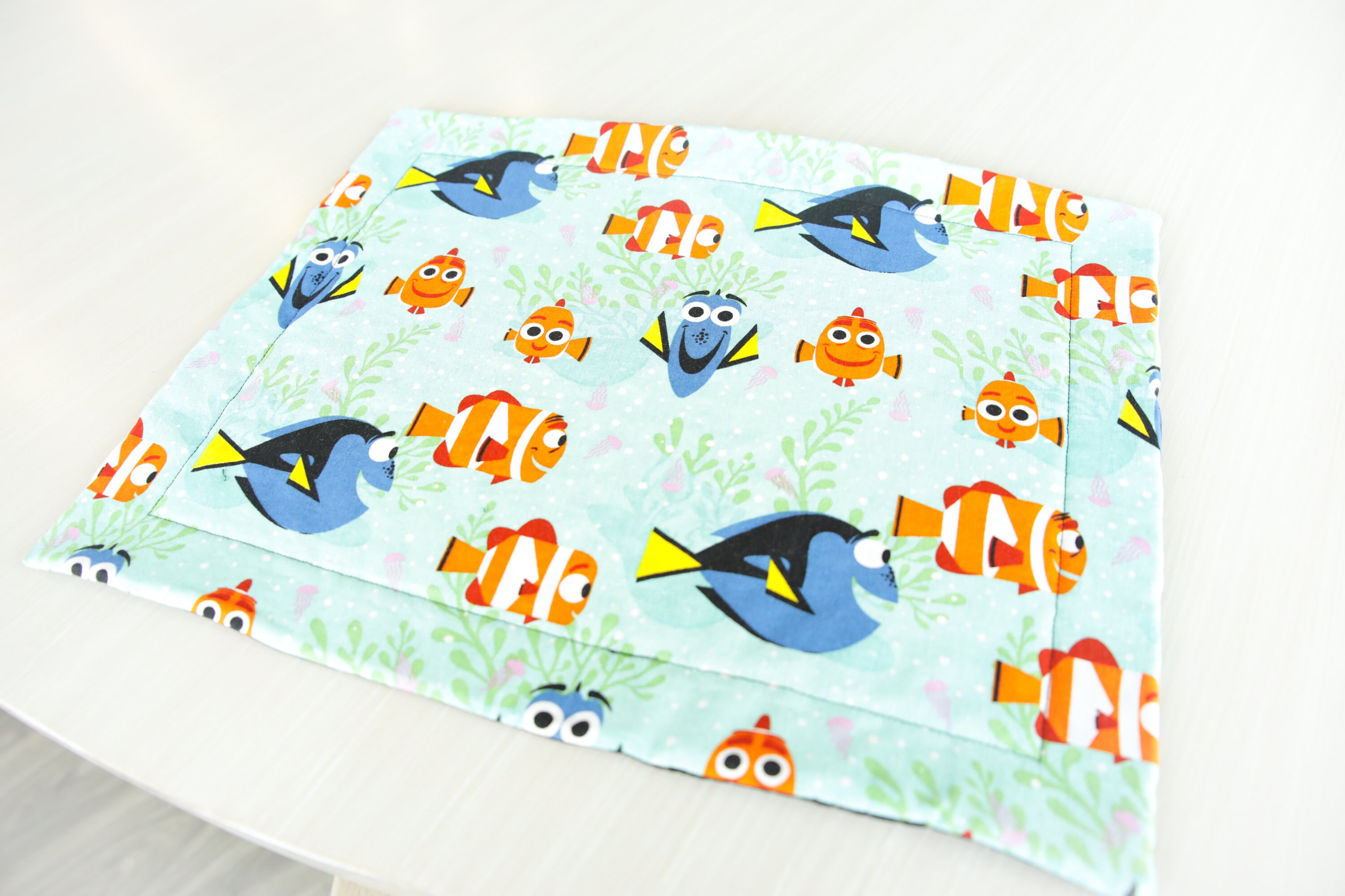 Fish Quilted Placemat set of 2 Kids Placemat Nemo Etsy