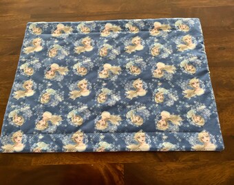 Elsa Frozen Quilted Placemat: Princess Dining Table Decor