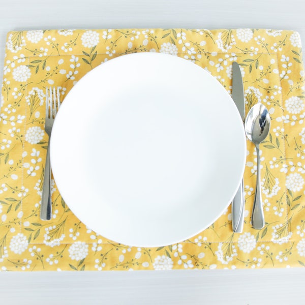 Yellow Placemat Etsy