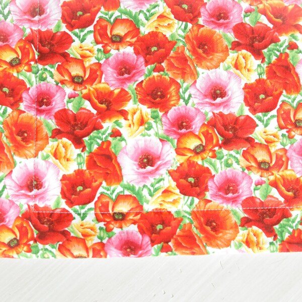 Red Floral Placemat Etsy