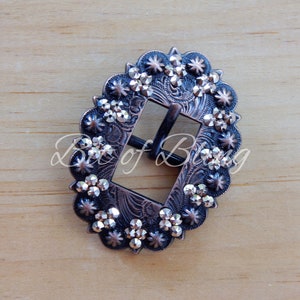 Copper Berry Cart Buckle - Rose Gold - Western Horse Tack