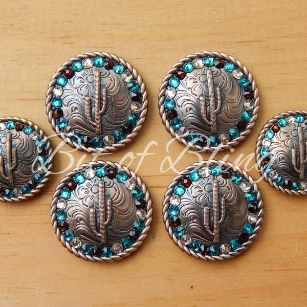 Horse Saddle Conchos Etsy
