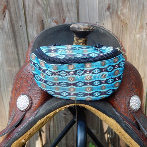 Cheetah Print Saddle Pouch Western Horse Tack Etsy