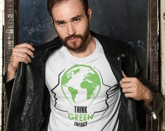 Alternative Energy - THINK GREEN ENERGY Cotton Long Sleeve T-shirts