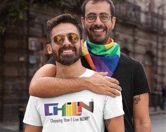 Pride Rainbow - I AM CHIL’N! - Unisex White T-Shirt