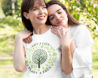 Plant a Tree - Women's 100% Cotton Fashion T-shirt