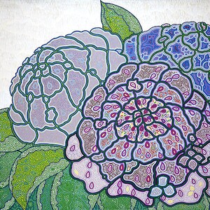 The Hydrangea: Open Edition Fine Art Print by Contemporary Japanese Artist, Fumihiro Kato