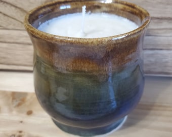 Ceramic Fall Farmhouse Scented Candle