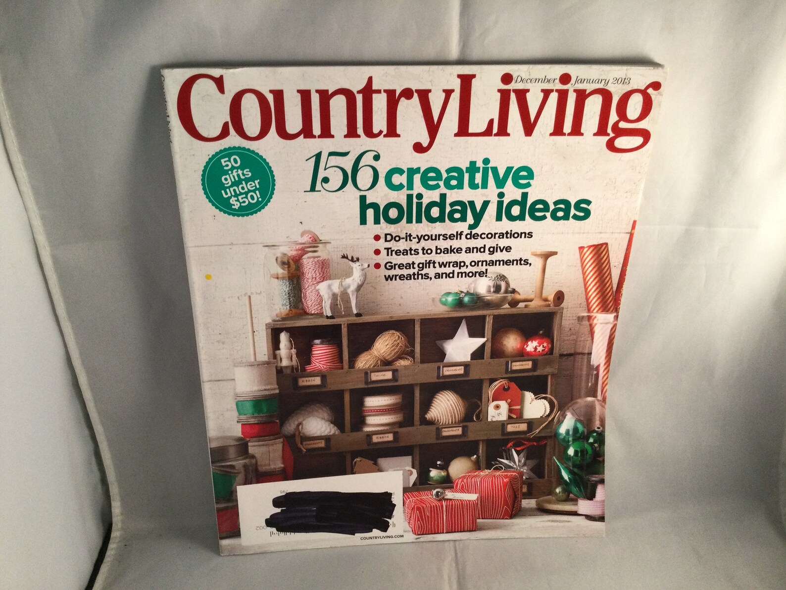 Country Living December/January 2013 Etsy