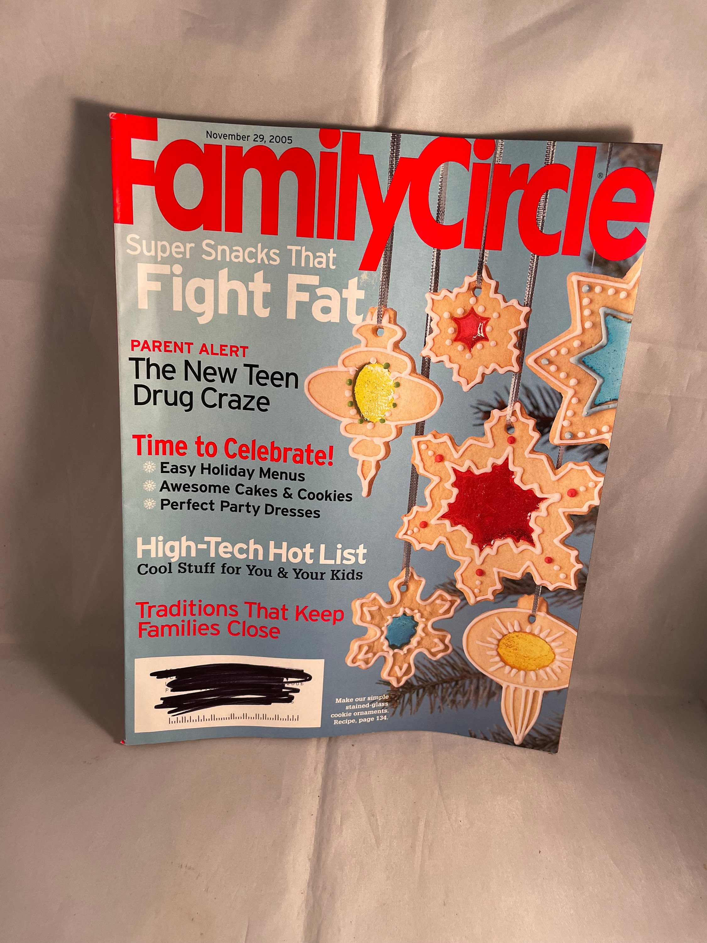 Family Circle magazine November 29 2005 Etsy