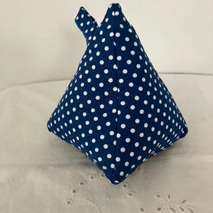 Schwarz und grau: Türstopper, Pyramide, beschwert, Baumwolle