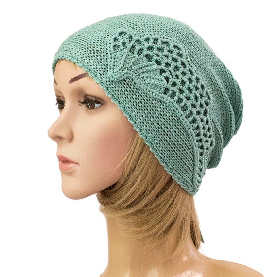turquoise beanie hat
