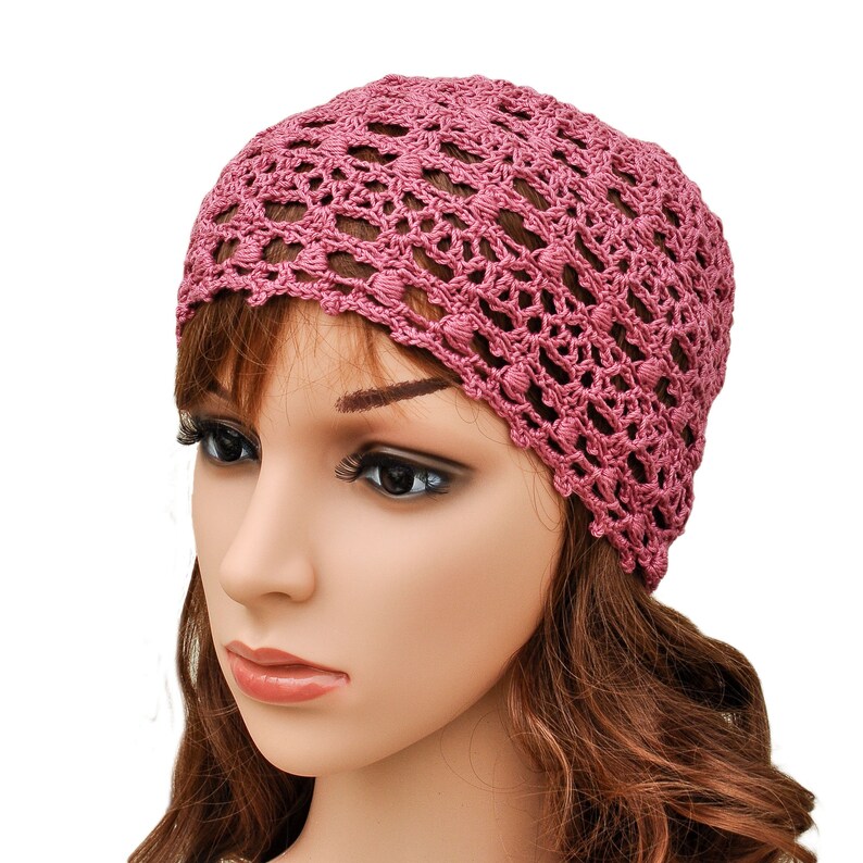 Crochet hat pattern for women Summer chemo hat pattern | Etsy