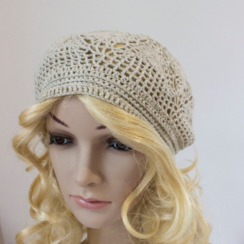Summer hats women Crochet cotton summer hat Etsy