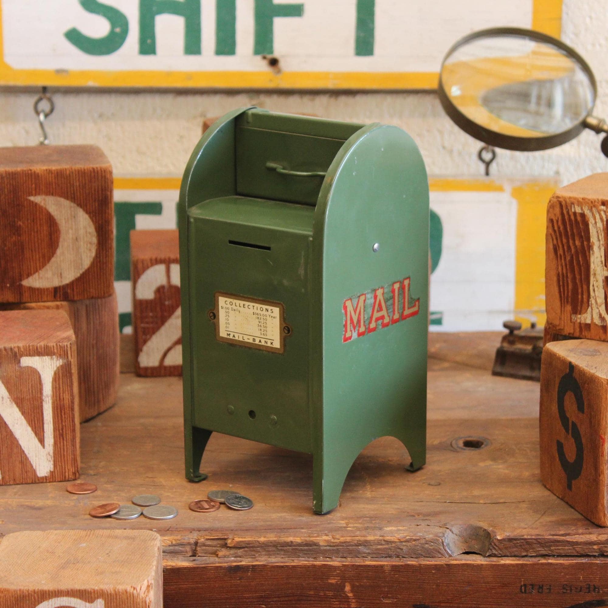 Antique Bank Deposit Box - Etsy