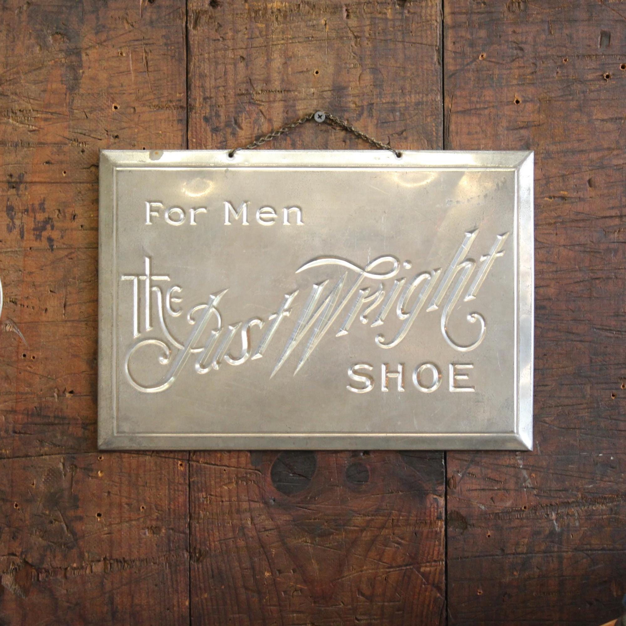 Antique Shoe Repair Sign - Etsy