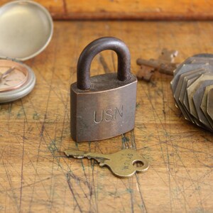 Vintage Military Padlock - Etsy