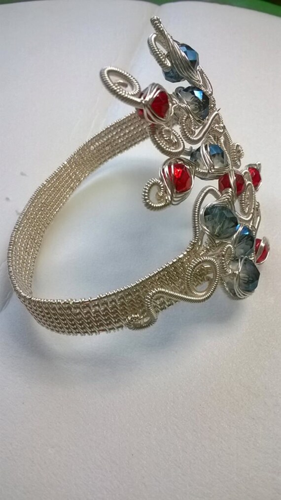 Wire Wrapped Bangle | Etsy