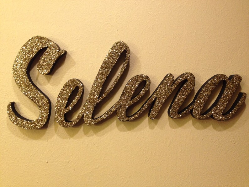 Foam Letters Name Decor Etsy