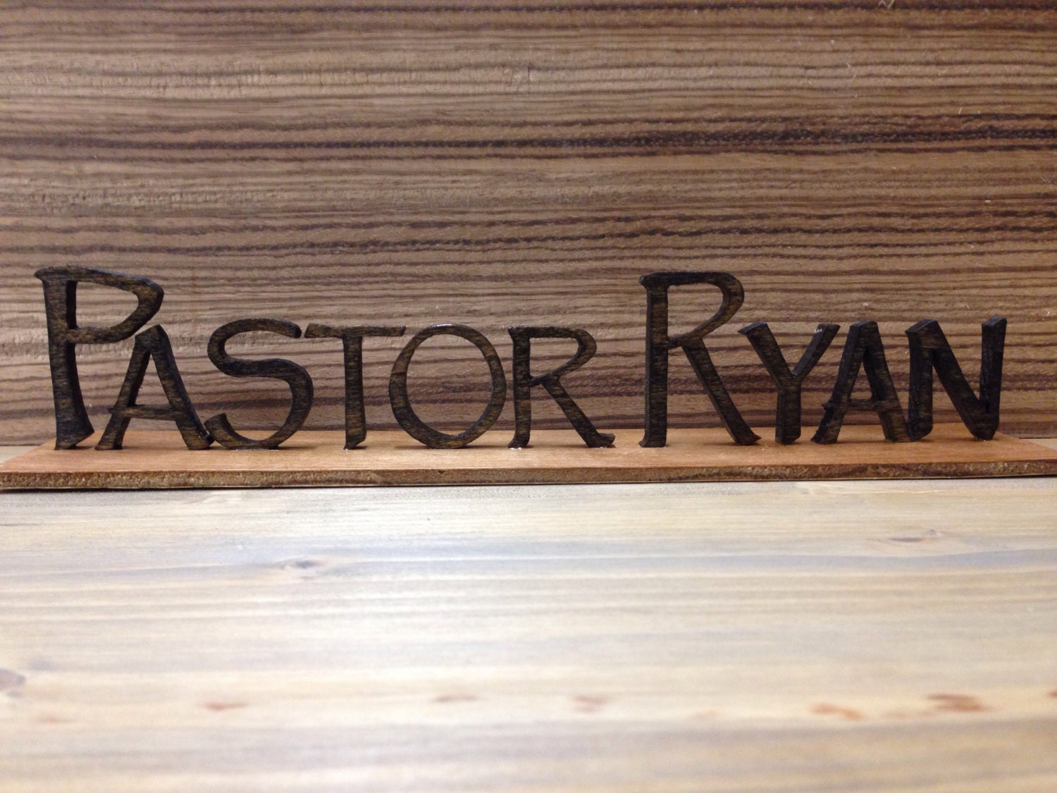 Pastor's Name Plate Etsy