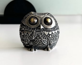 Escultura de búho de diseño vintage poco común de JARCZ
