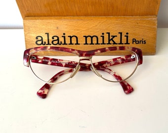 Alain Mikli Paris - Vintage Tortoise Honey Brown Eyeglasses  display picture 1