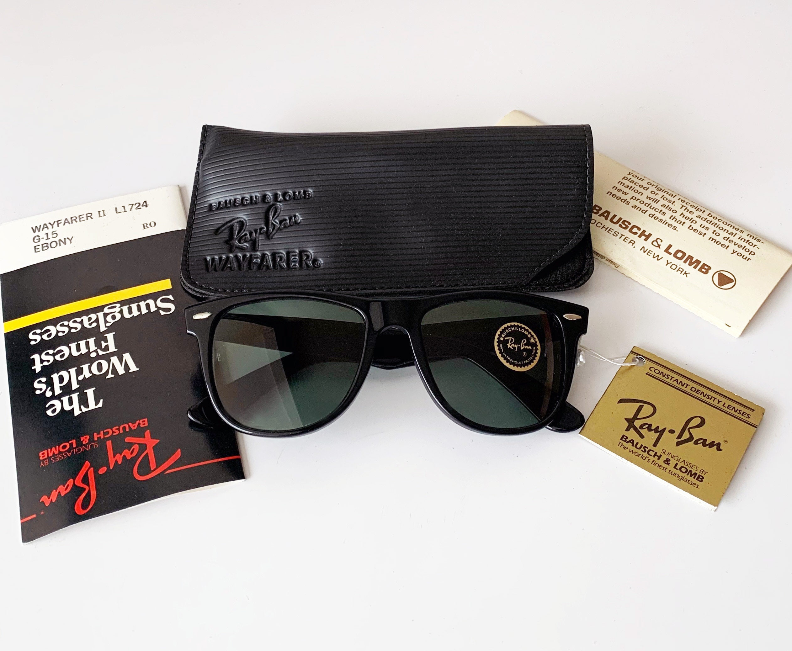 Vintage B\u0026L RAY-BAN Wayfarer II L1724 