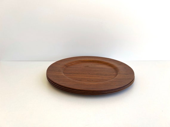 Rare Mid Century Rosewood Plates by Jens Harald QUISTGAARD