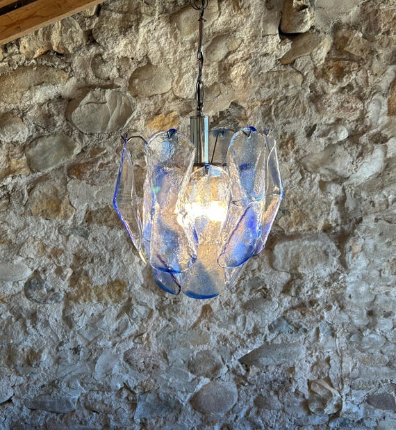 Vintage Murano glass hanging lamp