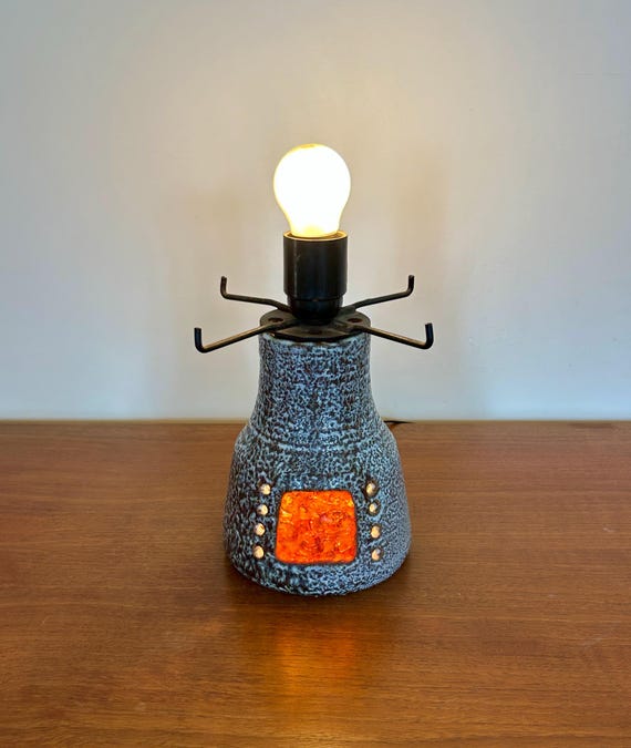 70s ACCOLAY ceramic lamp base