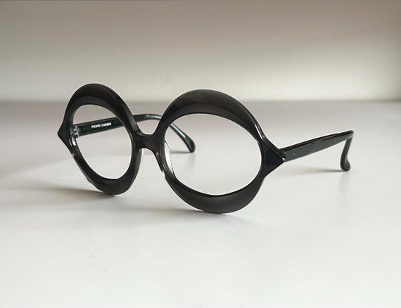 60s Pierre CARDIN "Kiss" Black Sunglasses Frame