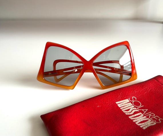 Rare Collector 70s Miss DIOR OPTYL Oversize Sunglasses