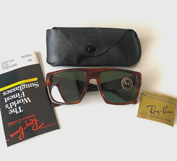 Rare 80s B&L RAY BAN Drifter Sunglasses