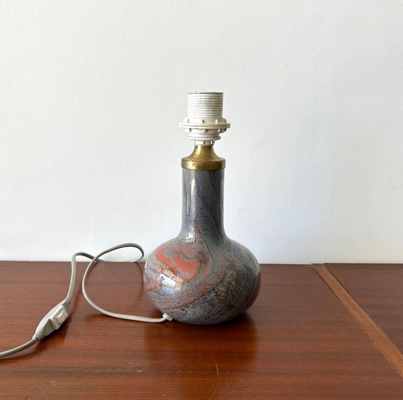 1970s Glass Lamp by Side WERNER for Holmegaard